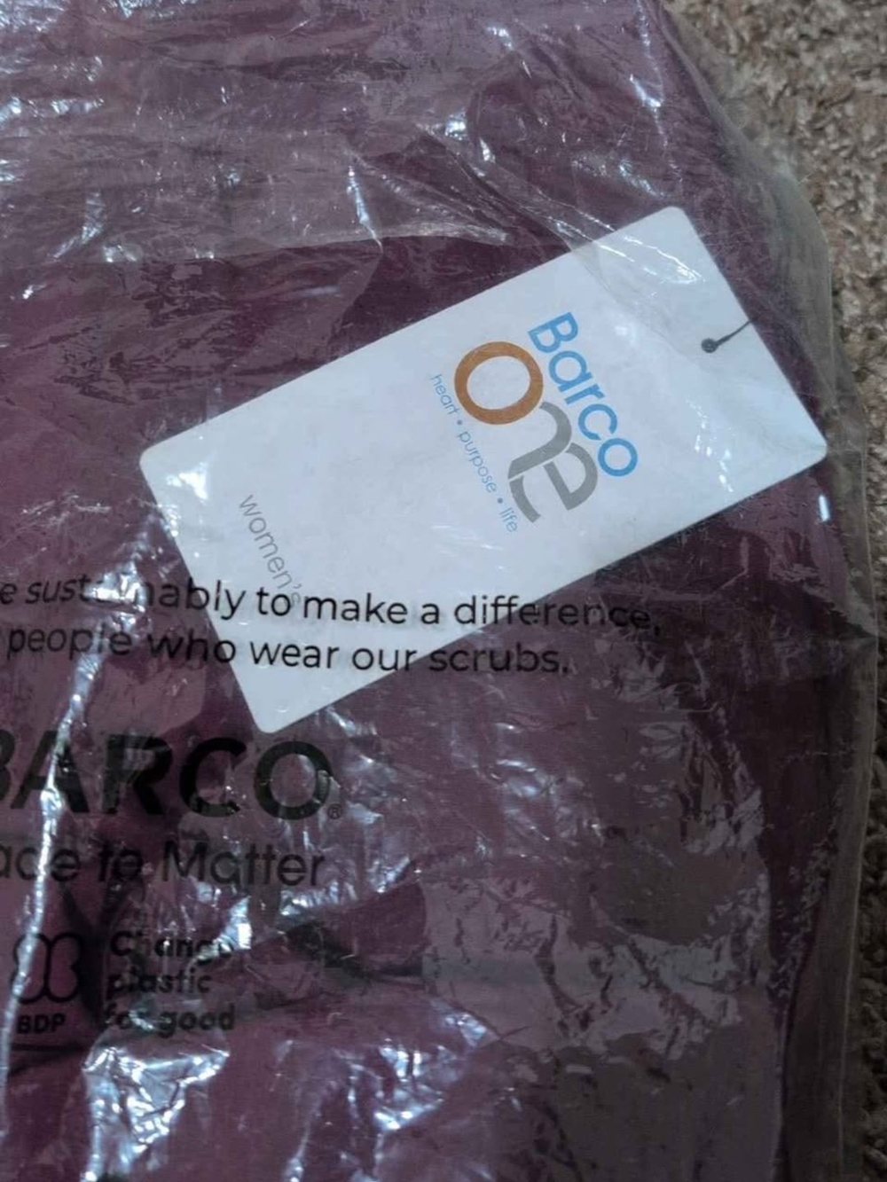 Barco Uniforms Scrub Pants in Deep Plum